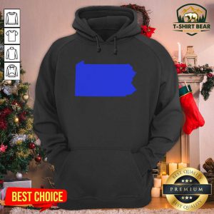 Turn Pennsylvania Blue Hoodie - Design by T-shirtBear.com