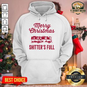 Cute Merry Christmas Shitter’s Full Hoodie - Design By T-shirtbear.com