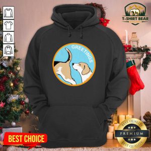 Hot Greetings Dog 2020 Hoodie- Design by T-shirtBear.com