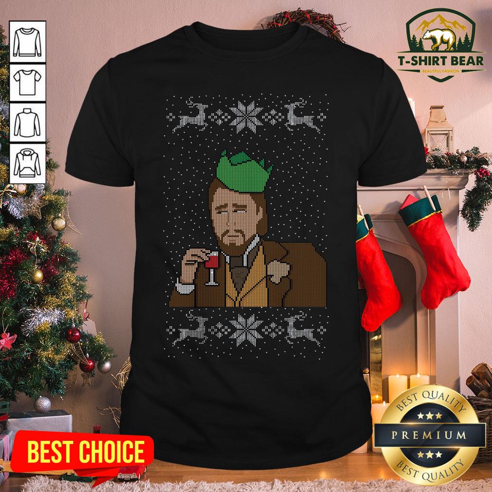 Funny Santa DiCaprio Ugly Christmas Shirt Funny Santa DiCaprio Ugly Christmas Shirt - Design By T-shirtbear.com