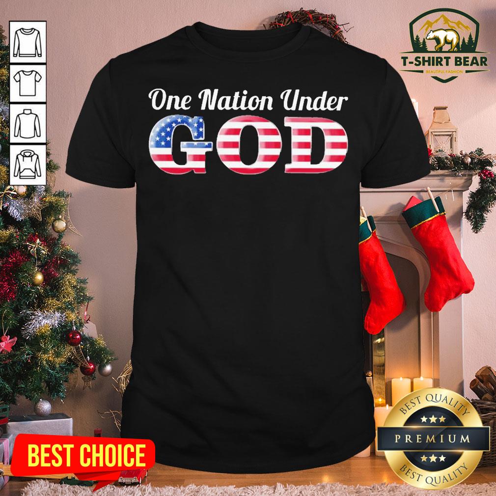 Good One Nation Under God American Flag Shirt Good One Nation Under God American Flag Shirt - Design By T-shirtbear.com