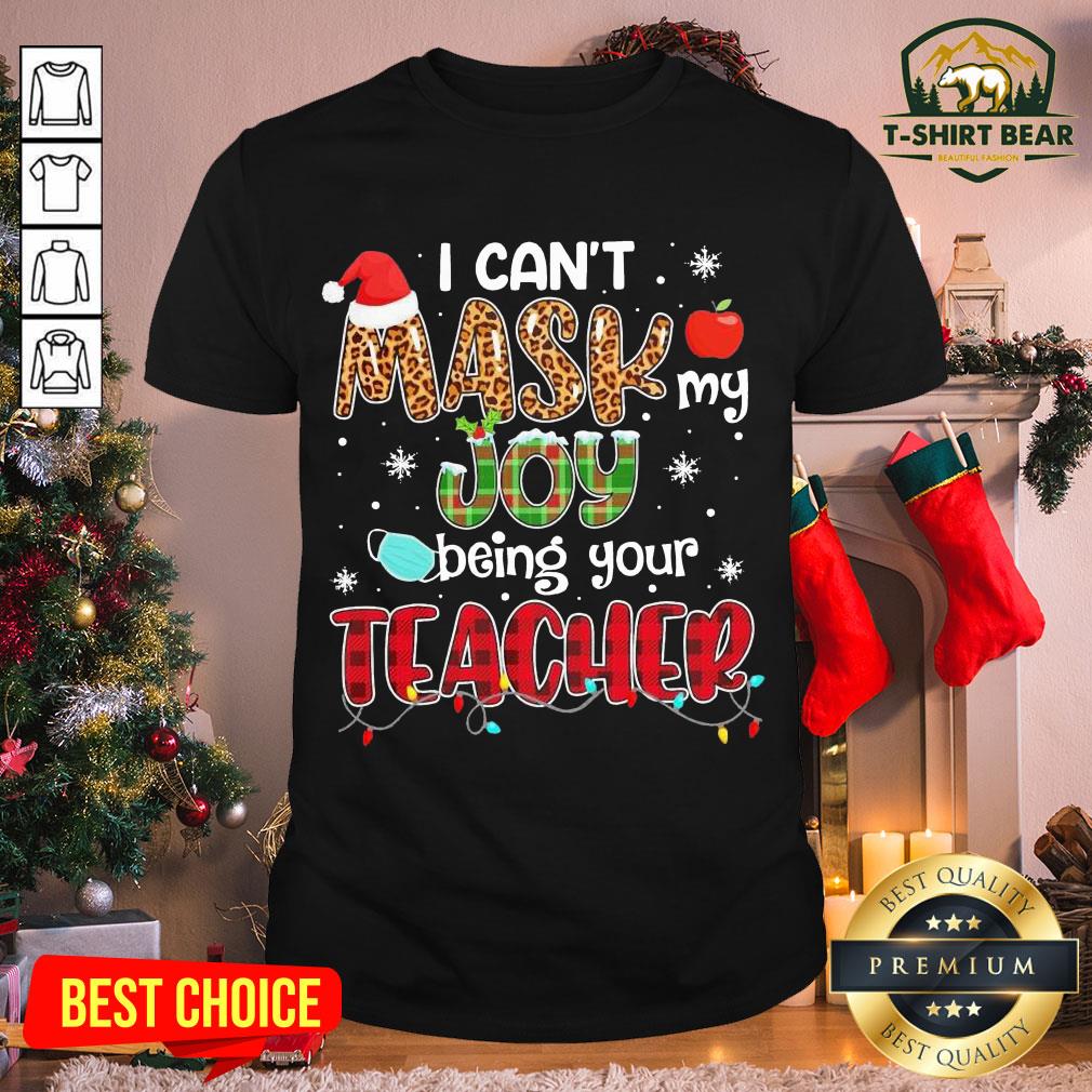 Cool I Can’t Mask My Joy Being Your Teacher Christmas Shirt Cool I Can’t Mask My Joy Being Your Teacher Christmas Shirt - Design By T-shirtbear.com