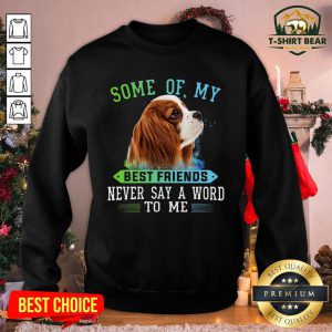 Grateful Beagle Some Of My Best Friends Never Say A World To Me Sweatshirt - Design by T-shirtBear.com