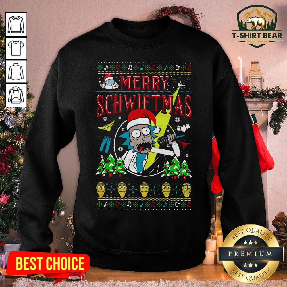 Cool Santa Rick Sanchez Merry Swiftmas Ugly Christmas Sweatshirt - Design By T-shirtbear.com Cool Santa Rick Sanchez Merry Swiftmas Ugly Christmas Sweatshirt - Design By T-shirtbear.com