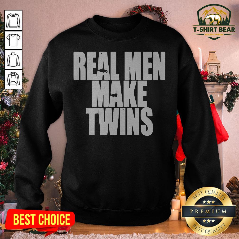 Grateful Real Men Make Twins Sweatshirt - Design By T-shirtbear.com Grateful Real Men Make Twins Sweatshirt - Design By T-shirtbear.com