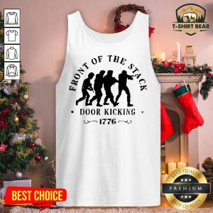 Funny Recon Jacks Apparel Front Of The Stack Door Kicking 1776 Tank Top - Design By T-shirtbear.com