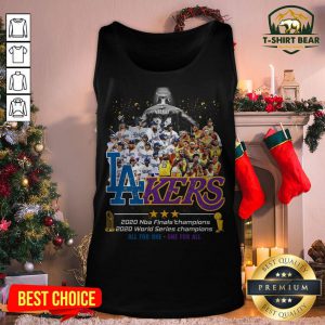 Hot Los Angeles Legend LA Laker And LA Dodgers 2020 NBA Finals Champions 2020 World Series Champion Tank Top - Design By T-shirtbear.com