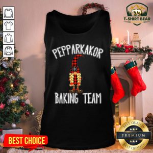 Hot Gnome Pepparkakor Baking Team Christmas Tank Top - Design By T-shirtbear.com