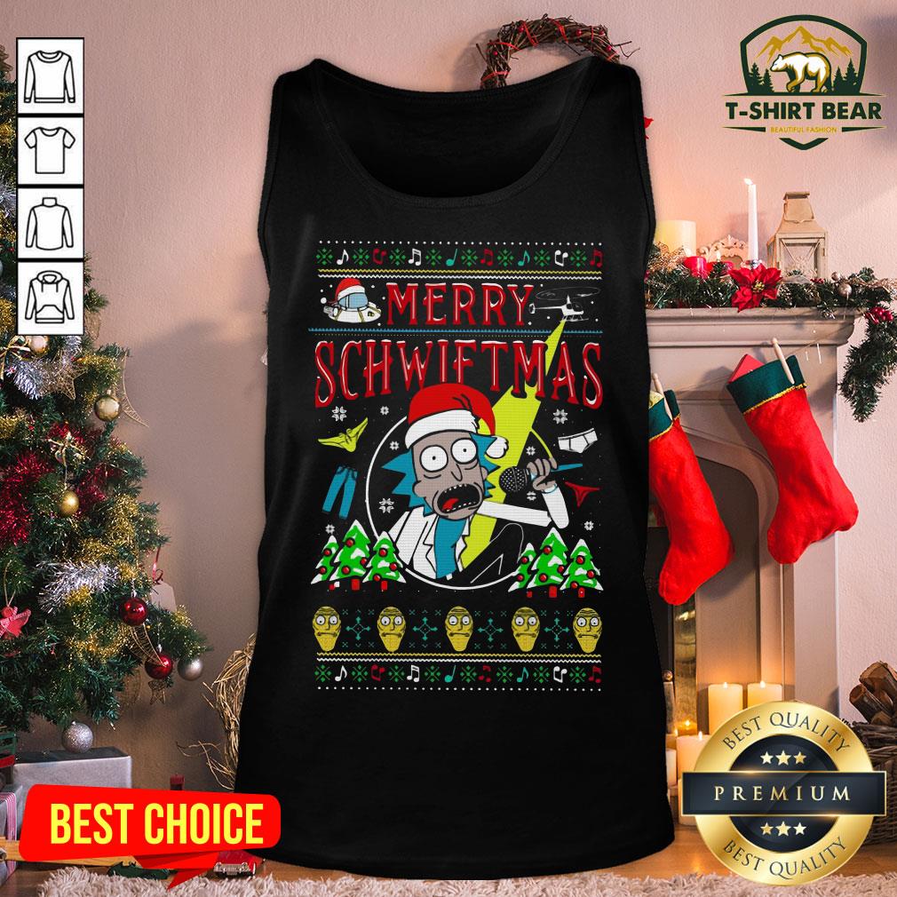 Cool Santa Rick Sanchez Merry Swiftmas Ugly Christmas Tank Top - Design By T-shirtbear.com Cool Santa Rick Sanchez Merry Swiftmas Ugly Christmas Tank Top - Design By T-shirtbear.com
