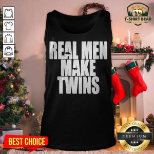 Grateful Real Men Make Twins Tank Top - Design By T-shirtbear.com