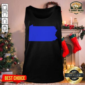 Turn Pennsylvania Blue Tank Top - Design by T-shirtBear.com