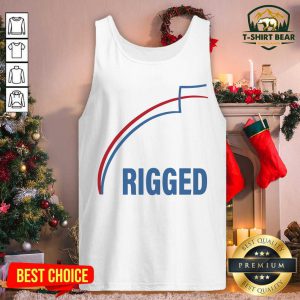 Rigged Election 2020 Fraud Tank Top - Design by T-shirtBear.com