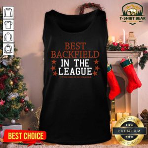 Best Backfield In The League This Claim In Not Disputed Tank Top - Design by T-shirtBear.com