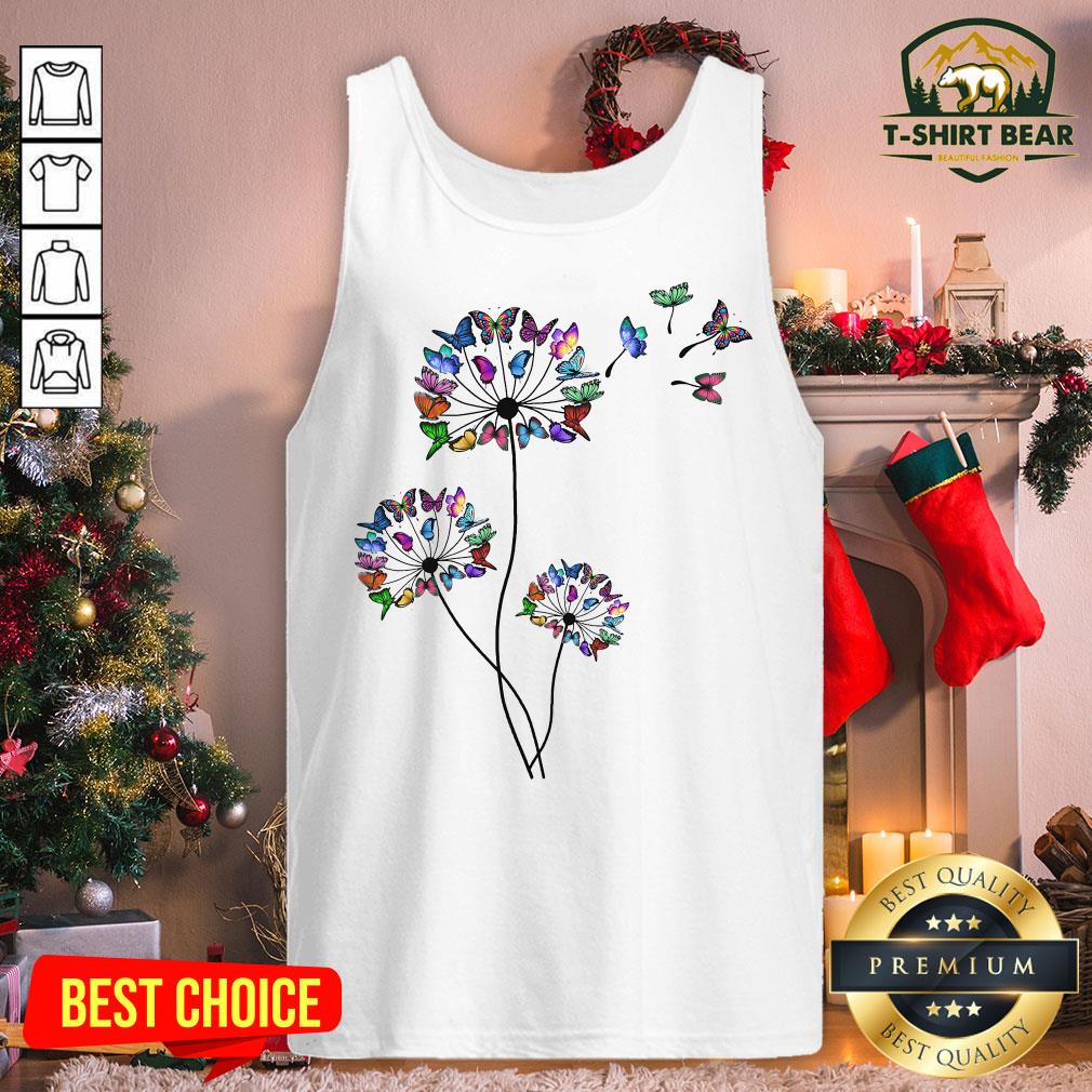 Pretty Butterflies Dandelions Tank Top - Design By T-shirtbear.com Pretty Butterflies Dandelions Tank Top - Design By T-shirtbear.com