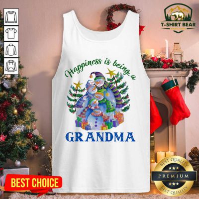 Happiness Is Being A Grandma Snowman Christmas Tree Xmas Tank Top - Design by T-shirtbear.com Happiness Is Being A Grandma Snowman Christmas Tree Xmas Tank Top - Design by T-shirtbear.com