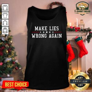 Make Life Wrong Again Stars Election Tank Top - Design by T-shirtbear.com
