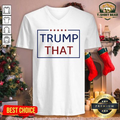 Trump That Stars President Election V-neck - Design by T-shirtbear.com
