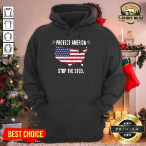 Protect America Stop The Steal Voter Fraud Trump 2020 Hoodie - Design by T-shirtbear.com