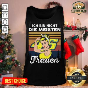 Ich Bin Nicht Die Meisten Frauen 46 Girl Tattoo Tank Top - Design by T-shirtbear.com