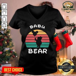 Babu Bear Disney Vintage Retro V-neck - Design by T-shirtbear.com