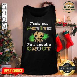 J’suis Pas Petite Je S’appelle Baby Groot Tank Top - Design by T-shirtbear.com