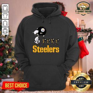 Snoopy And Woodstock Pittsburgh Steelers Hoodie - Design by T-shirtbear.com