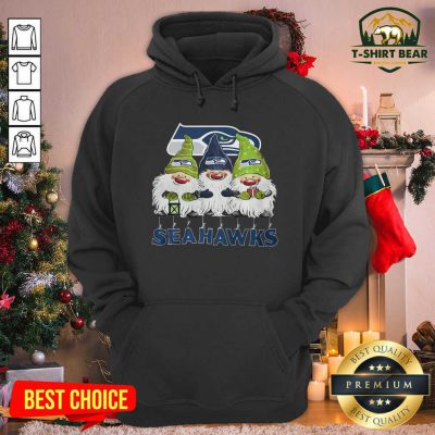 Seattle Seahawks Gnomies Christmas Hoodie - Design by T-shirtbear.com Seattle Seahawks Gnomies Christmas Hoodie - Design by T-shirtbear.com