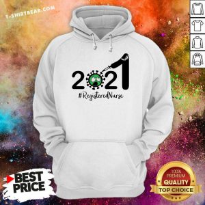 2021 Coronavirus Registered Nurse Hoodie - Design by T-shirtbear.com
