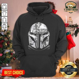 Star Wars The Mandalorian Helmet Mandalorian Hoodie - Design by T-shirtbear.com