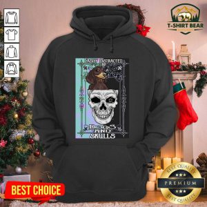 Dachshund And Skull Easily Distracted By Dogs And Skulls Hoodie - Design by T-shirtbear.com