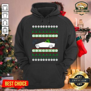 CyberTruck Tesla Ugly Christmas Hoodie - Design by T-shirtbear.com