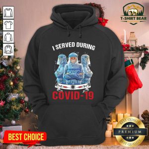 I Served During Covid 19 Three Doctor Hoodie - Design by T-shirtbear.com