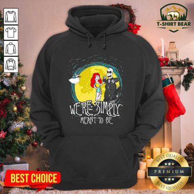 The Nightmare Before Homer Simpson And Marge Simpson We’re Simply Meant To Be Hoodie - Design by T-shirtbear.com