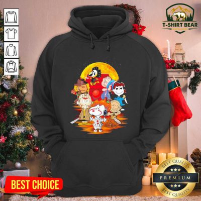 Peanuts Snoopy And Friends Horror Face On The Moon Hoodie - Design by T-shirtbear.com Peanuts Snoopy And Friends Horror Face On The Moon Hoodie - Design by T-shirtbear.com