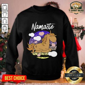 Unicorn Namaste Sweatshirt - Design by T-shirtbear.com