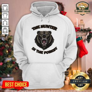 Bear The Hunter In The Forest Hoodie - Design by T-shirtbear.com