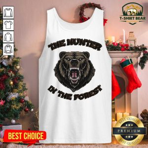 Bear The Hunter In The Forest Tank Top - Design by T-shirtbear.com