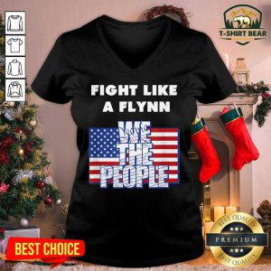 Fight Like A Flynn We The People USA Flag ShirtOfficial Fight Like A Flynn We The People USA Flag V-neck - Design by T-shirtbear.com