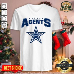 Dallas Agents V-neck - Design by T-shirtbear.com