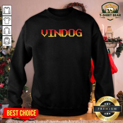 Vindog Retro Tee Sweatshirt - Design by T-shirtbear.com