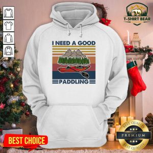 I Need A Good Paddling Moutain Rowing Vintage Retro Hoodie - Design by T-shirtbear.com