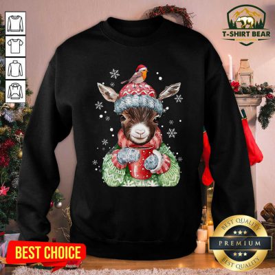Goat Warm Winter Gift For Farm Animal Lover Ugly Christmas Sweatshirt - Design by T-shirtbear.com Goat Warm Winter Gift For Farm Animal Lover Ugly Christmas Sweatshirt - Design by T-shirtbear.com