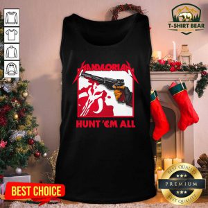 Star Wars The Mandalorian Hunt Em All Tank Top - Design by T-shirtbear.com