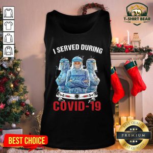 I Served During Covid 19 Three Doctor Tank Top - Design by T-shirtbear.com