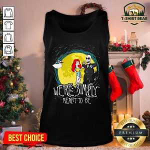 The Nightmare Before Homer Simpson And Marge Simpson We’re Simply Meant To Be Tank Top - Design by T-shirtbear.com