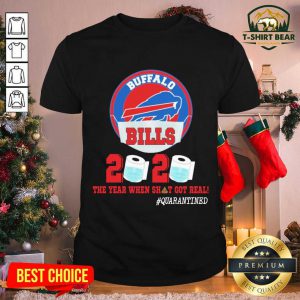 Buffalo Bills Face Mask 2020 Toilet Paper The Year When Shit Got Real #Quarantined Shirt - Design by T-shirtbear.com