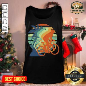 Mountain Biker Cyclist Vintage Retro Tank Top - Design by T-shirtbear.com