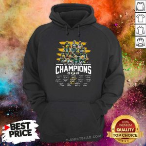 Arrogant Green Bay Packers NFC North Division Champions 2020 Signatures Hoodie - Design by T-shirtbear.com