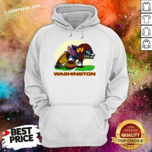 Washington Stitch Ready For The Football Battle NFL Hoodie - Design by T-shirtbear.com
