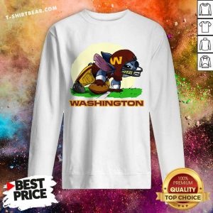 Washington Stitch Ready For The Football Battle NFL Sweatshirt - Design by T-shirtbear.com